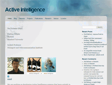 Tablet Screenshot of activeintelligence.org